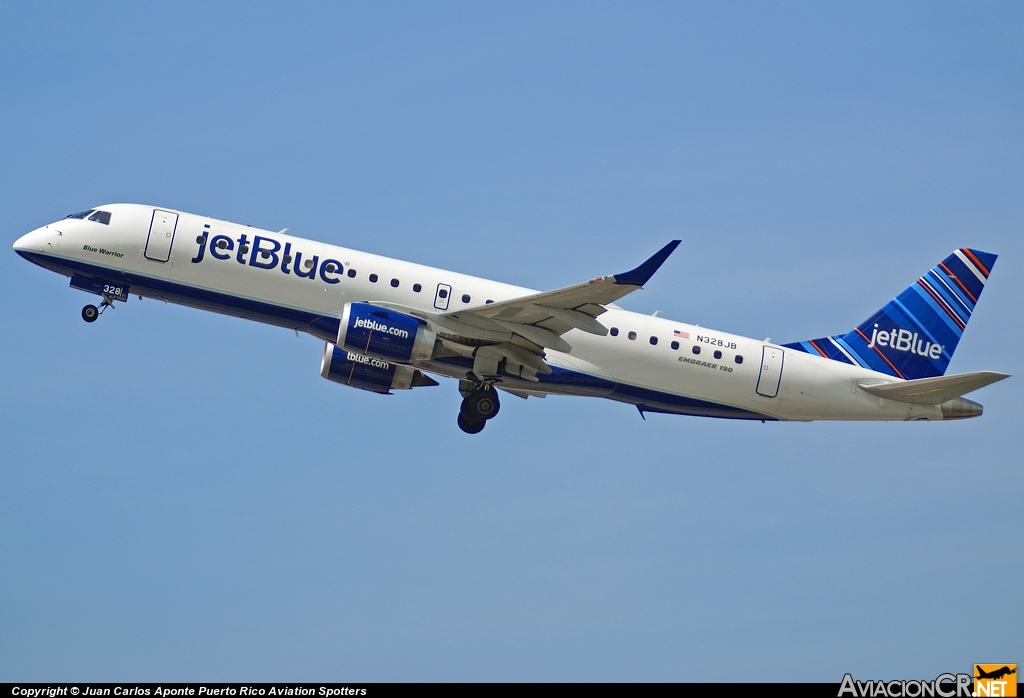 N328JB - Embraer ERJ-190-100AR - Jet Blue