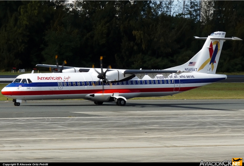 N545AT - Aerospatiale ATR-72 - American Eagle