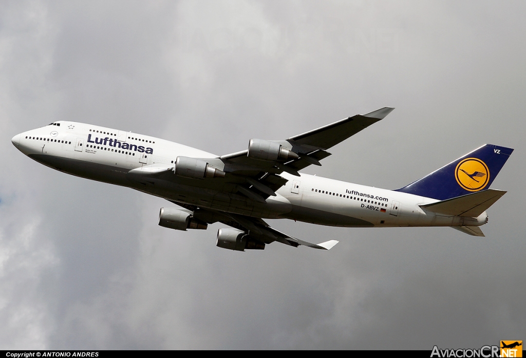 D-ABVZ - Boeing 747-430 - Lufthansa