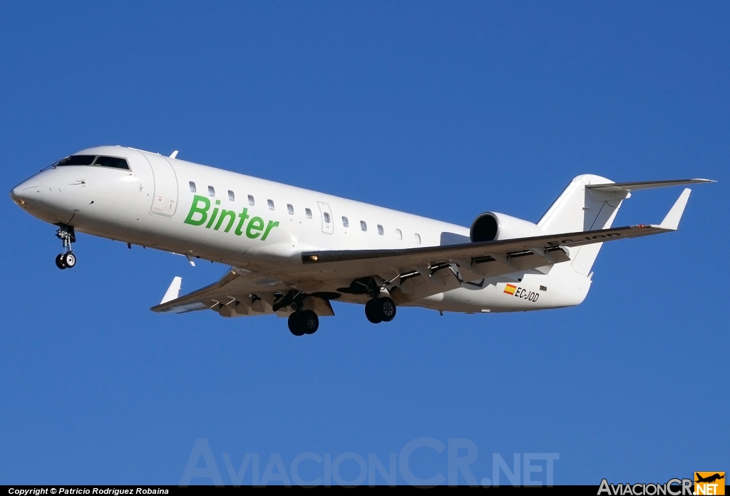 EC-JOD - Canadair CL-600-2B19 Regional Jet CRJ-200ER - Binter Canarias
