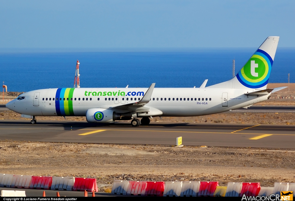PH-HSA - Boeing 737-8K2 - Transavia Airlines