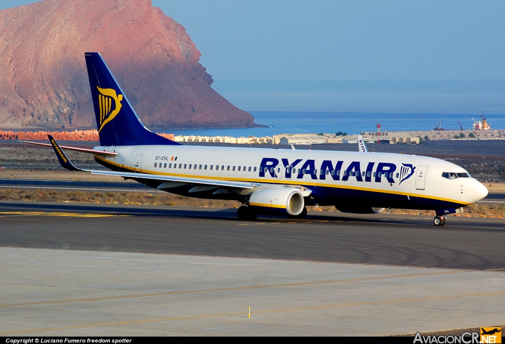 EI-EVL - Boeing 737-8AS - Ryanair