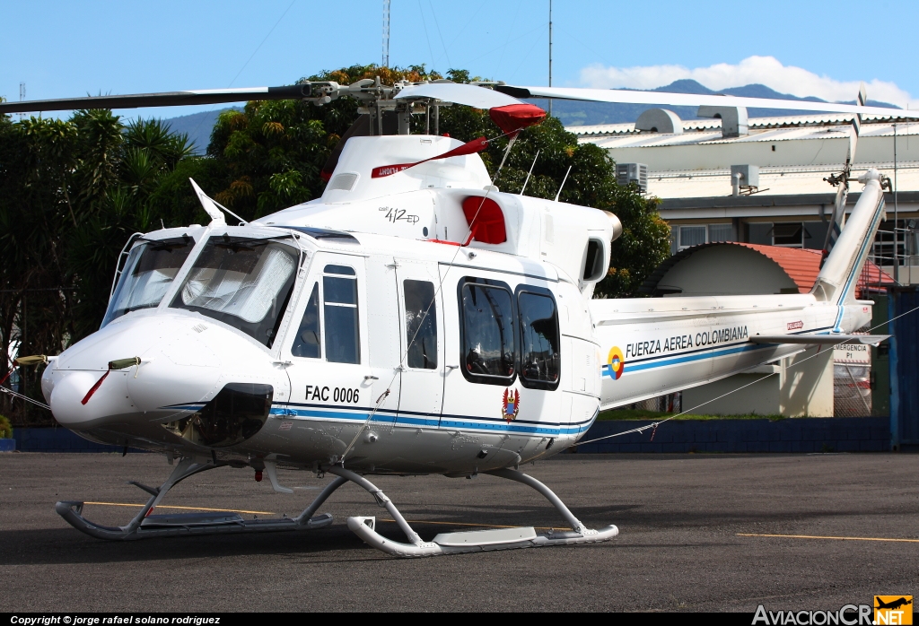 FAC0006 - Bell 412EP - Fuerza Aérea Colombiana