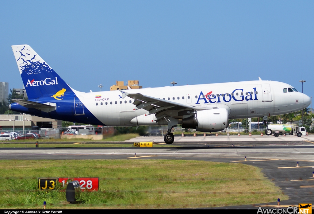 HC-CKP - Airbus A319-112 - AeroGal Aerolíneas Galápagos