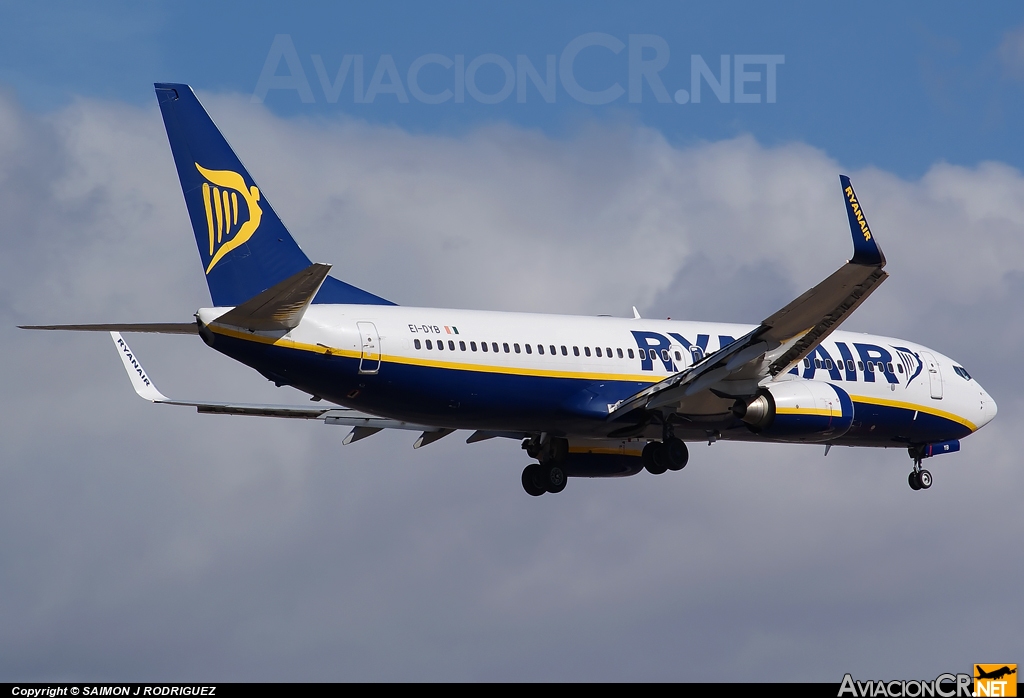 EI-DYB - Boeing 737-8AS - Ryanair