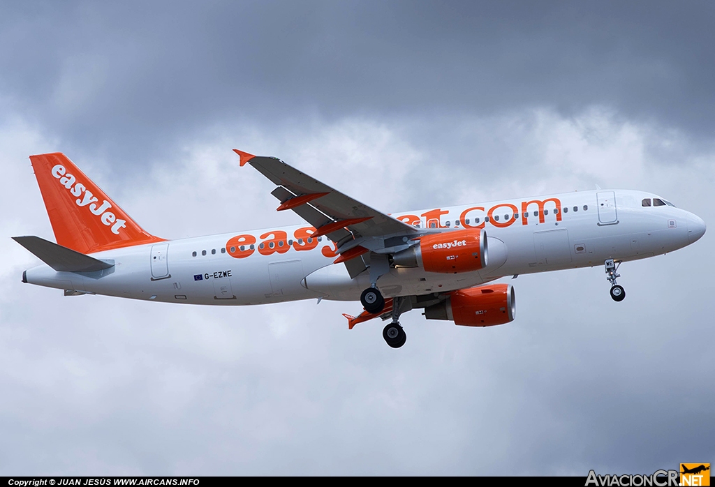 G-EZWE - Airbus A320-214 - EasyJet