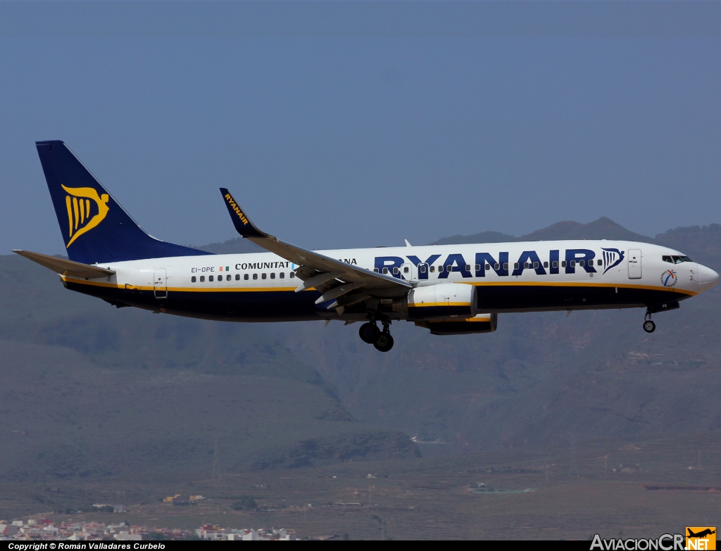 EI-DPE - Boeing 737-8AS - Ryanair