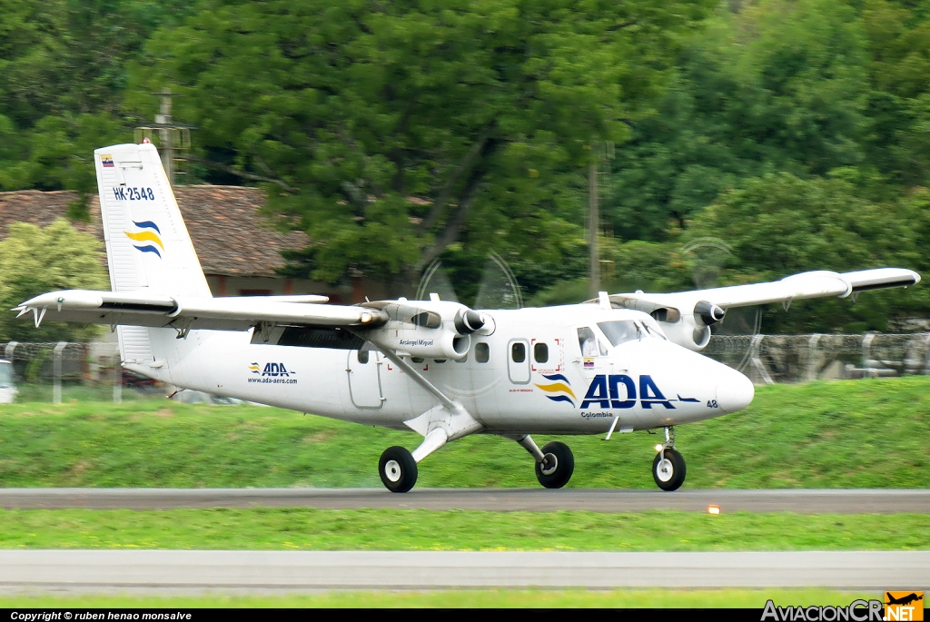 HK2548 - De Havilland Canada DHC-6-300 Twin Otter - Aerolínea de Antioquia - ADA