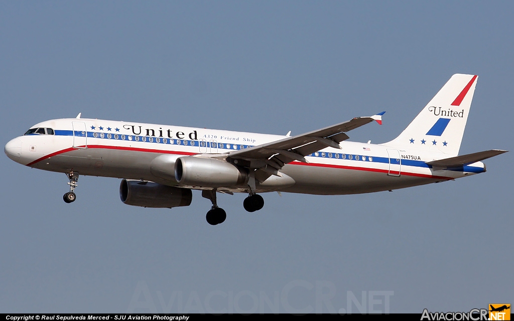 N475UA - Airbus A320-232 - United Airlines