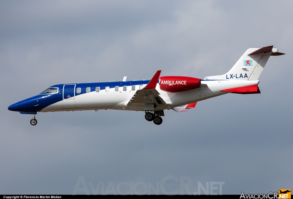 LX-LAA - Learjet 45 - Ducair Luxemburgo Air Ambulance