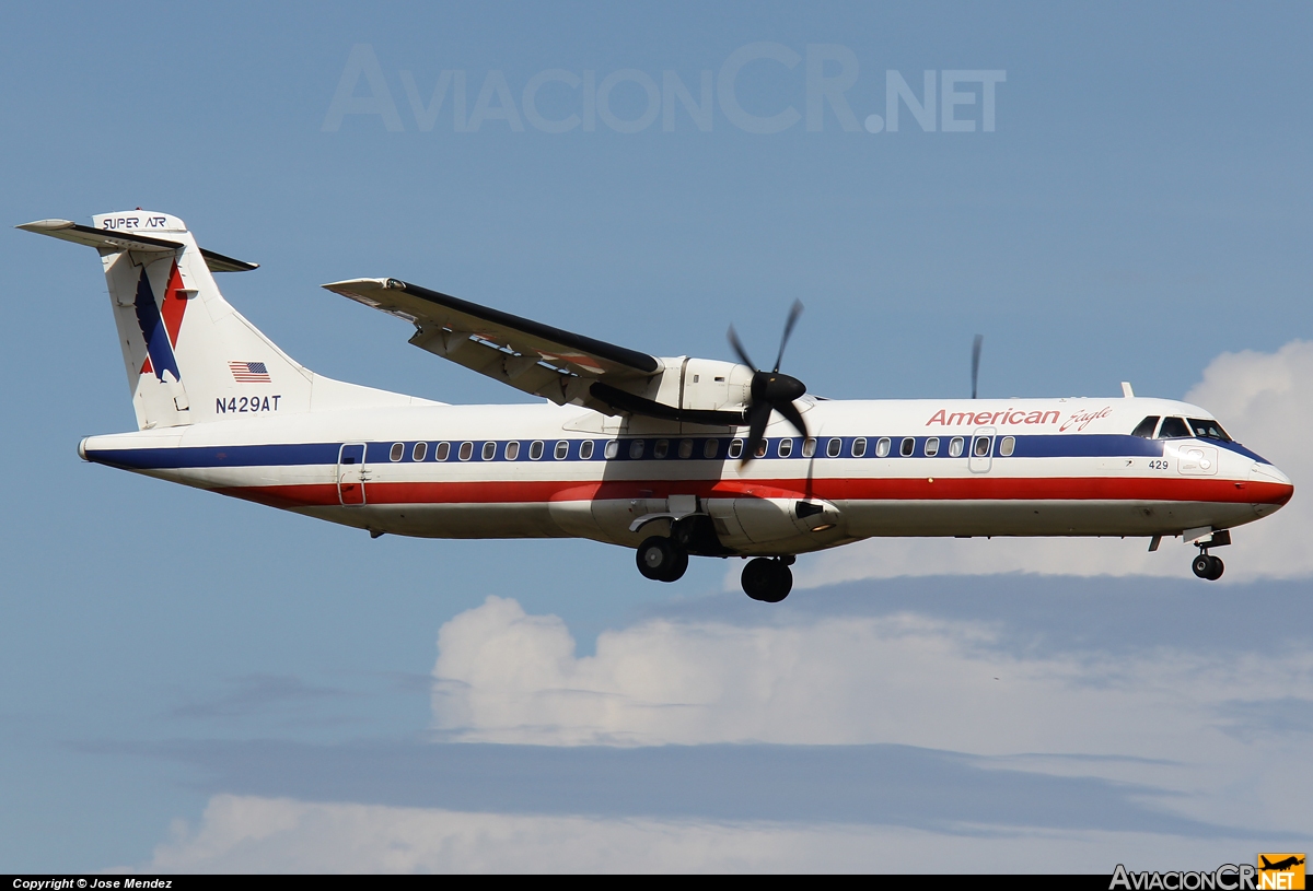 N429AT - ATR 72-212 - American Eagle