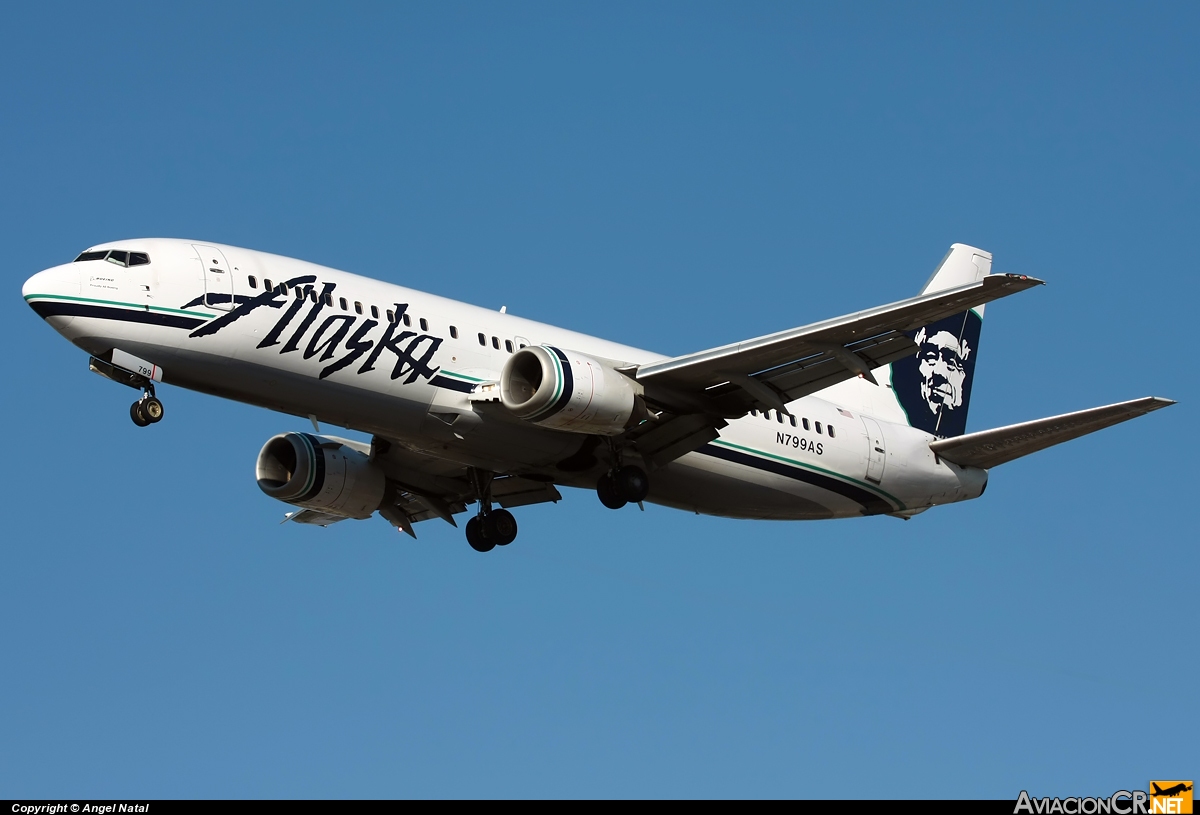 N799AS - Boeing 737-490 - Alaska Airlines