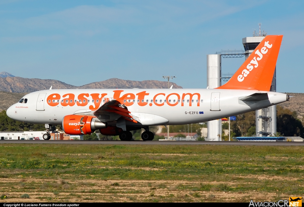 G-EZFO - Airbus A319-111 - EasyJet Airline