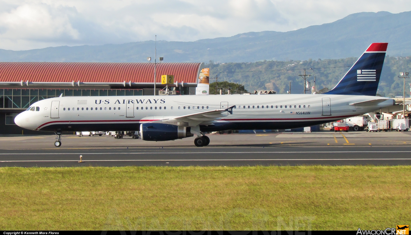 N564UW - Airbus A321-231 - US Airways