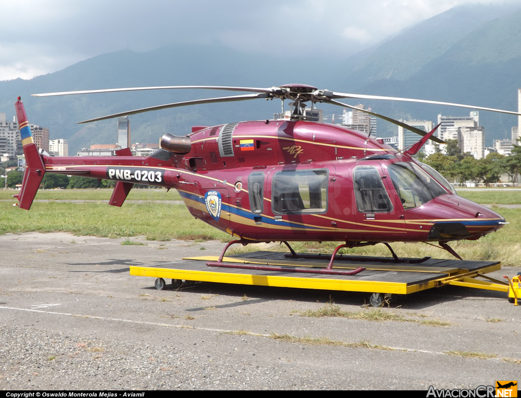 PNB-0203 - Bell 427 - Policía Nacional Bolivariana de Venezuela