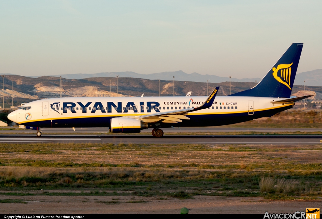 EI-DWR - Boeing 737-8AS - Ryanair