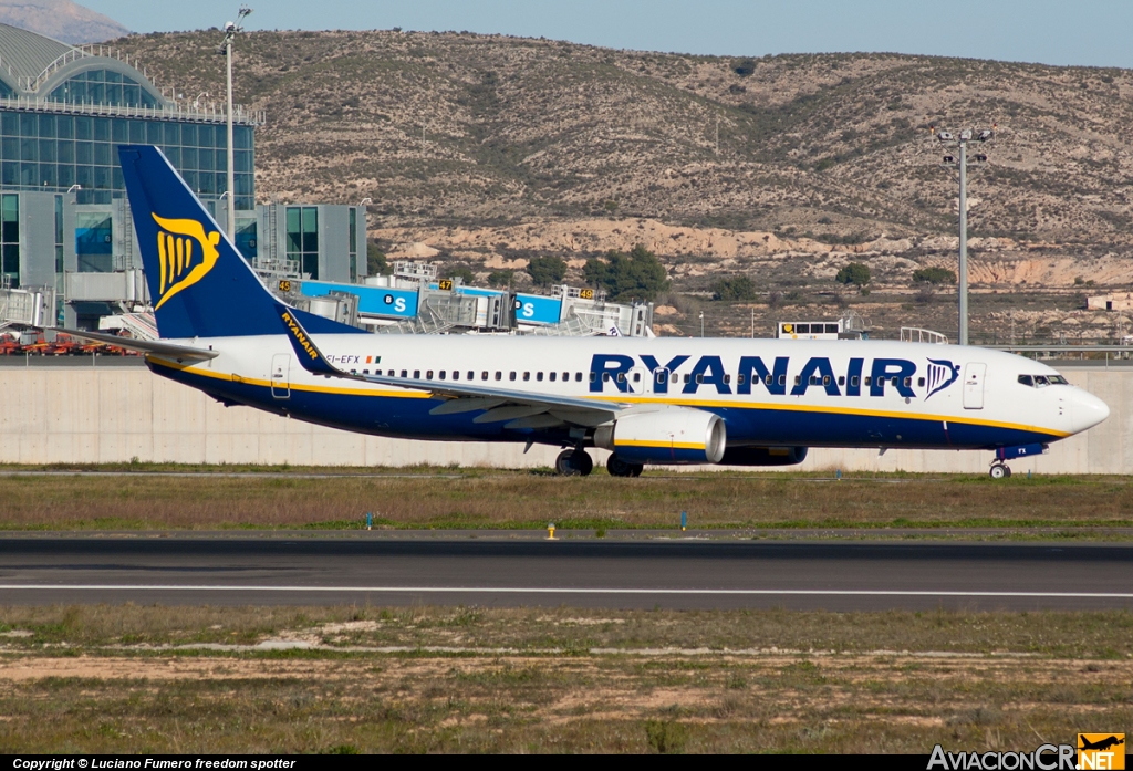 EI-EFX - boeing 737-8AS - Ryanair