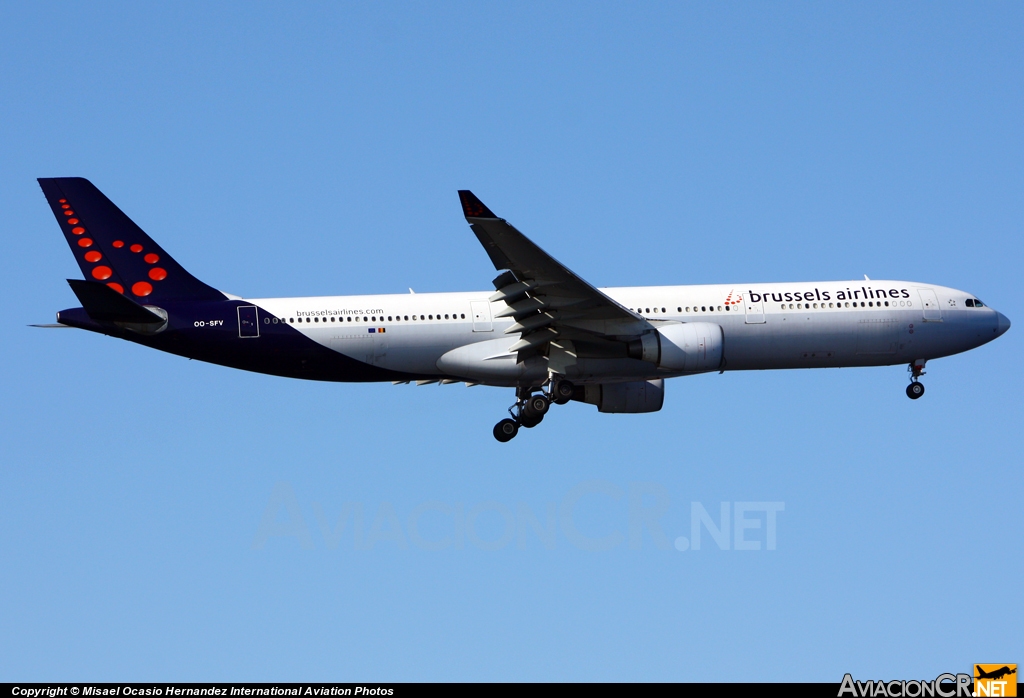 OO-SFV - Airbus A330-322 - Brussels Airlines