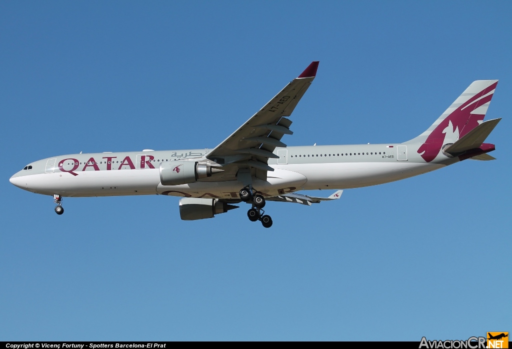 A7-AED - Airbus A330-302 - Qatar Airways