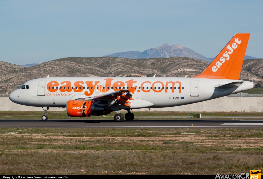 G-EZIY - Airbus A319-111 - EasyJet Airlines