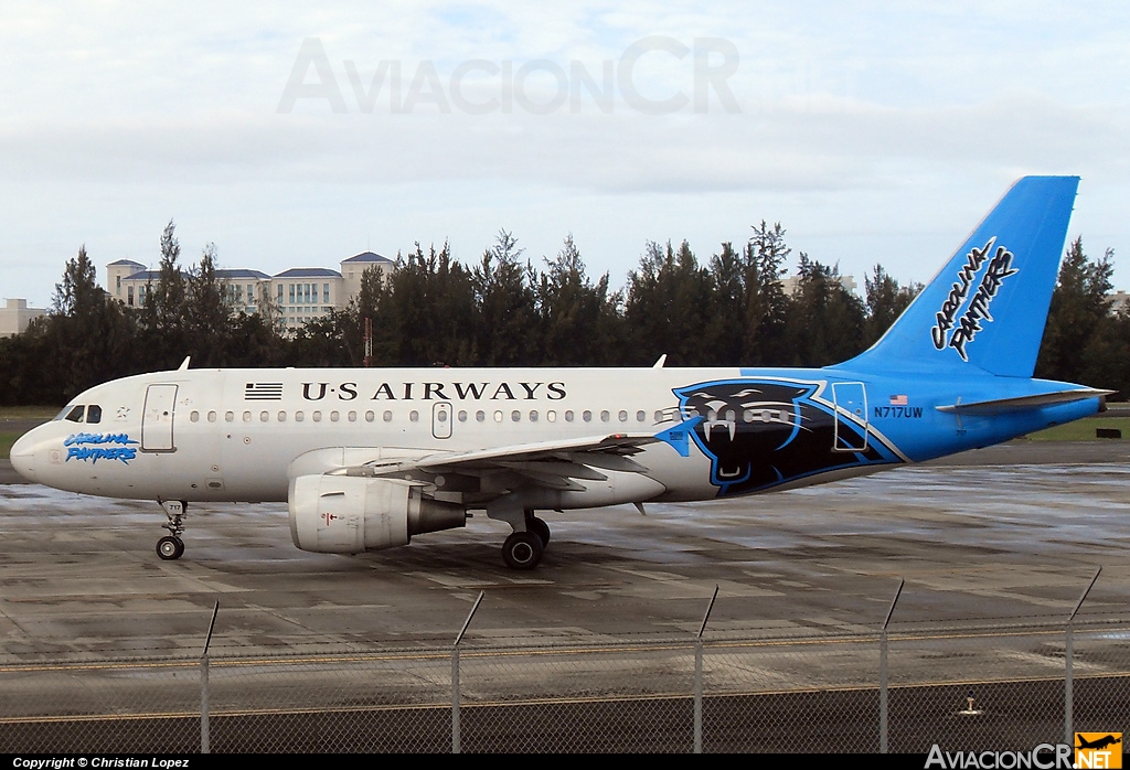 N717UW - Airbus A319-112 - US Airways