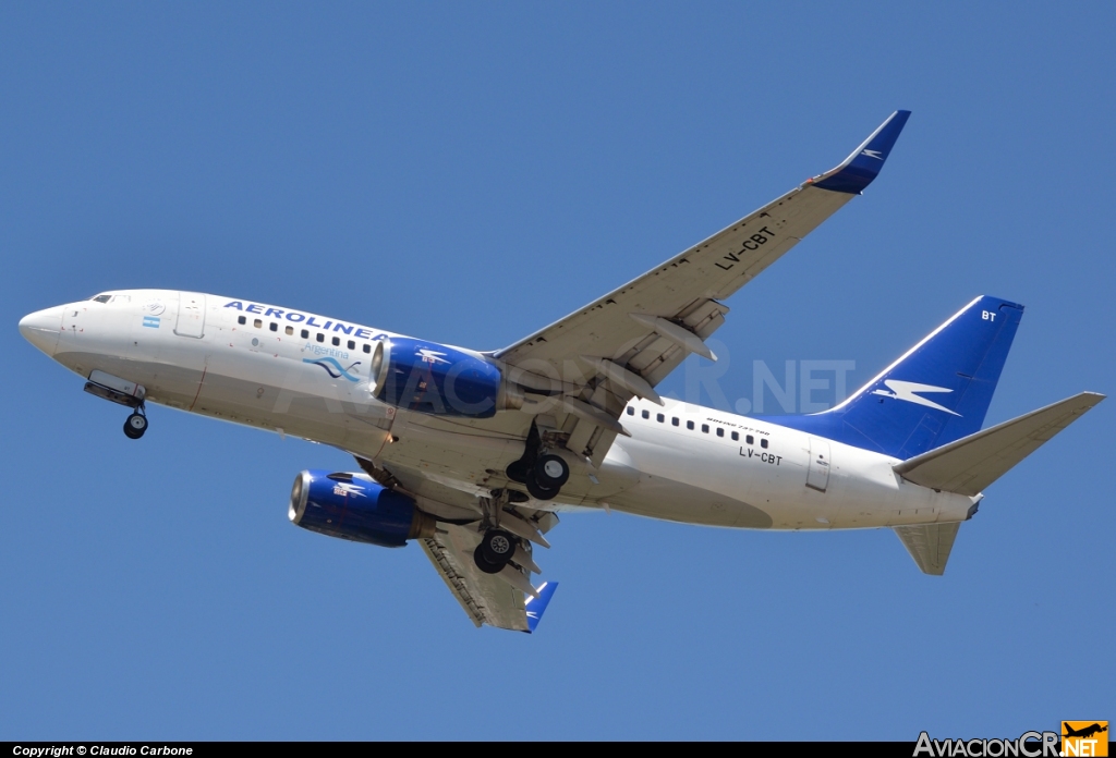 LV-CBT - Boeing 737-76D - Aerolineas Argentinas