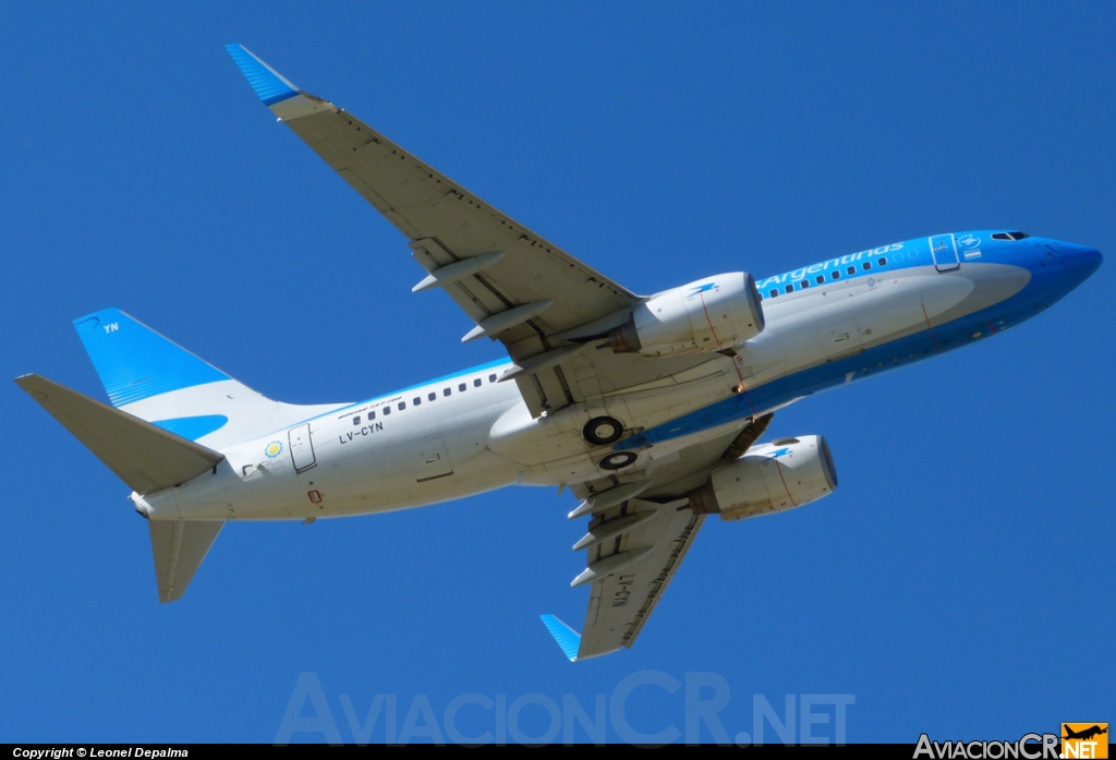 LV-CYN - Boeing 737-7Q8 - Aerolineas Argentinas