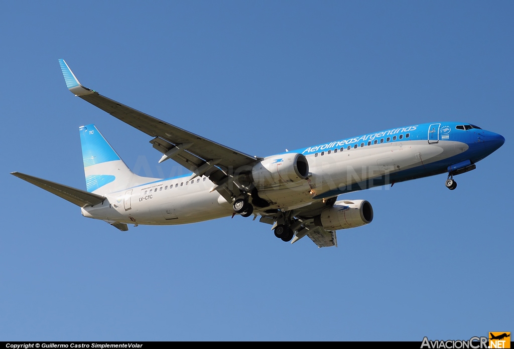 LV-CTC - Boeing 737-86J - Aerolineas Argentinas