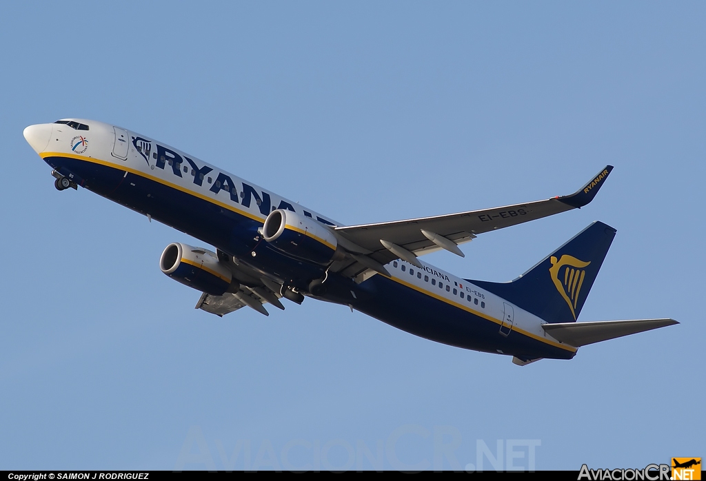 EI-EBS - Boeing 737-8AS - Ryanair