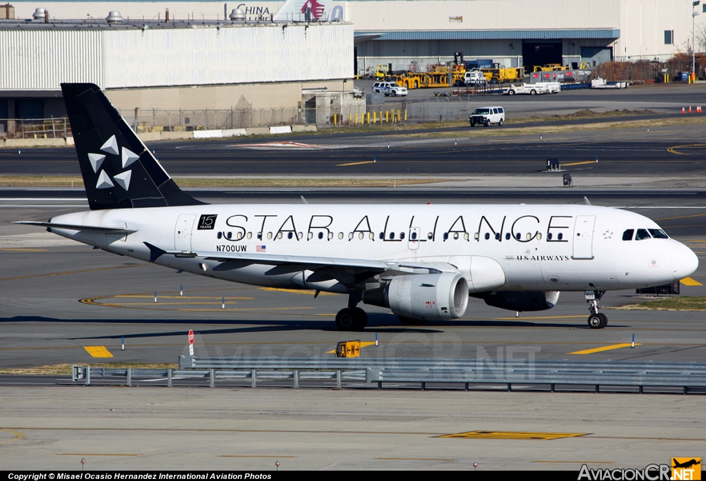 N700UW - Airbus A319-112 - US Airways