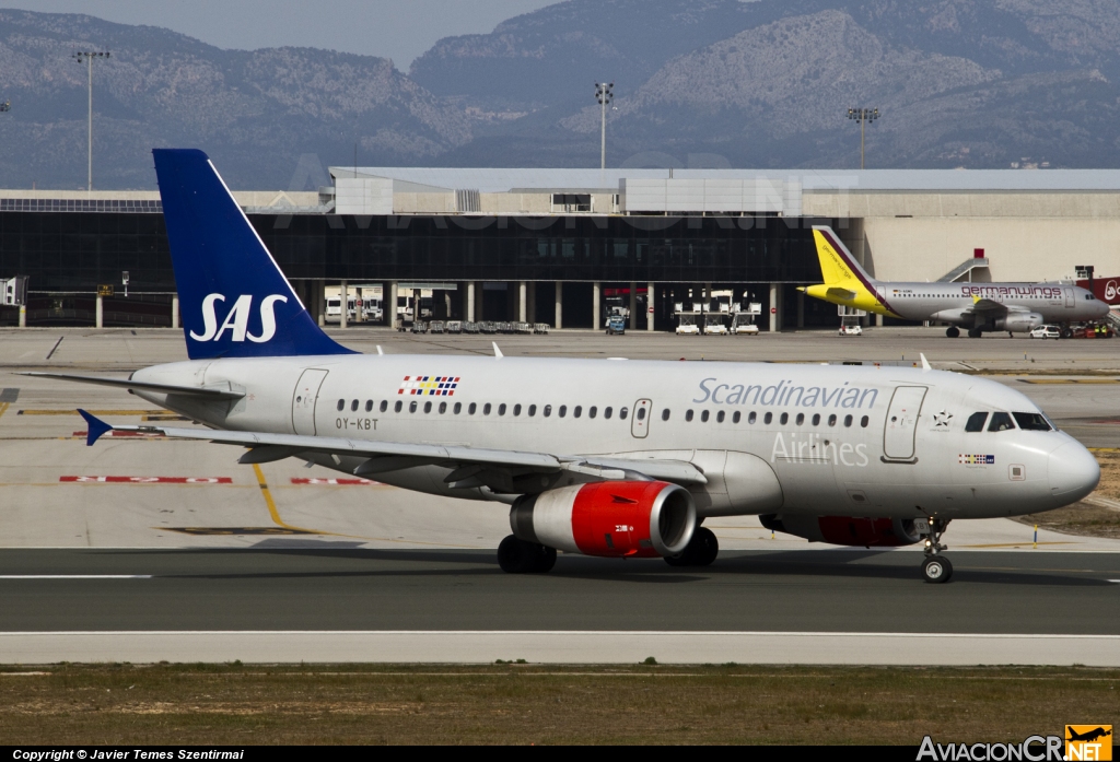 OY-KBT - Airbus A319-132 - Scandinavian Airlines - SAS