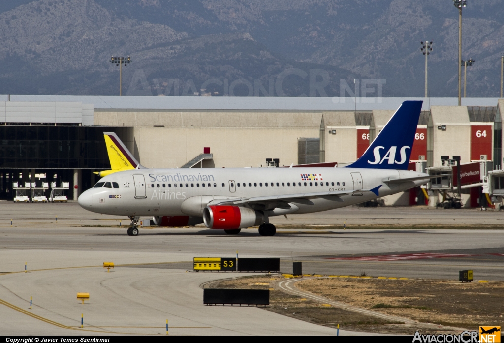 OY-KBT - Airbus A319-132 - Scandinavian Airlines - SAS