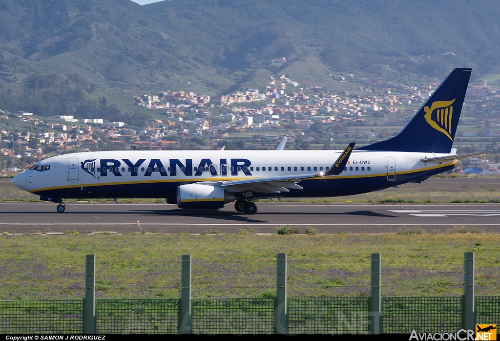 EI-DWZ - Boeing 737-8AS - Ryanair