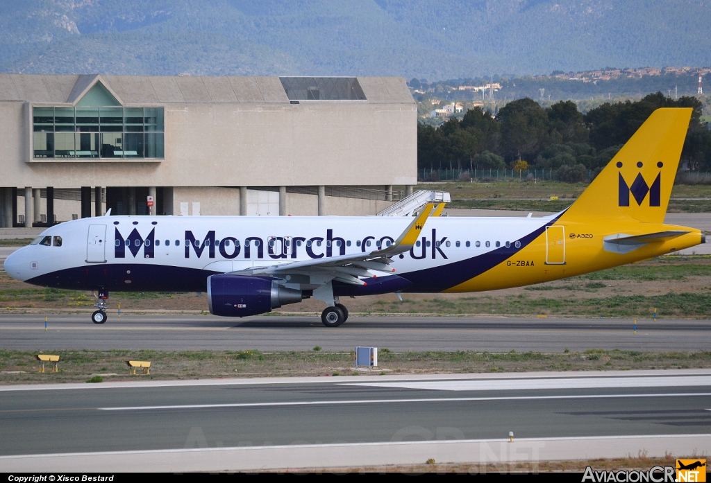 G-ZBAA - Airbus A320-214 - Monarch Airlines