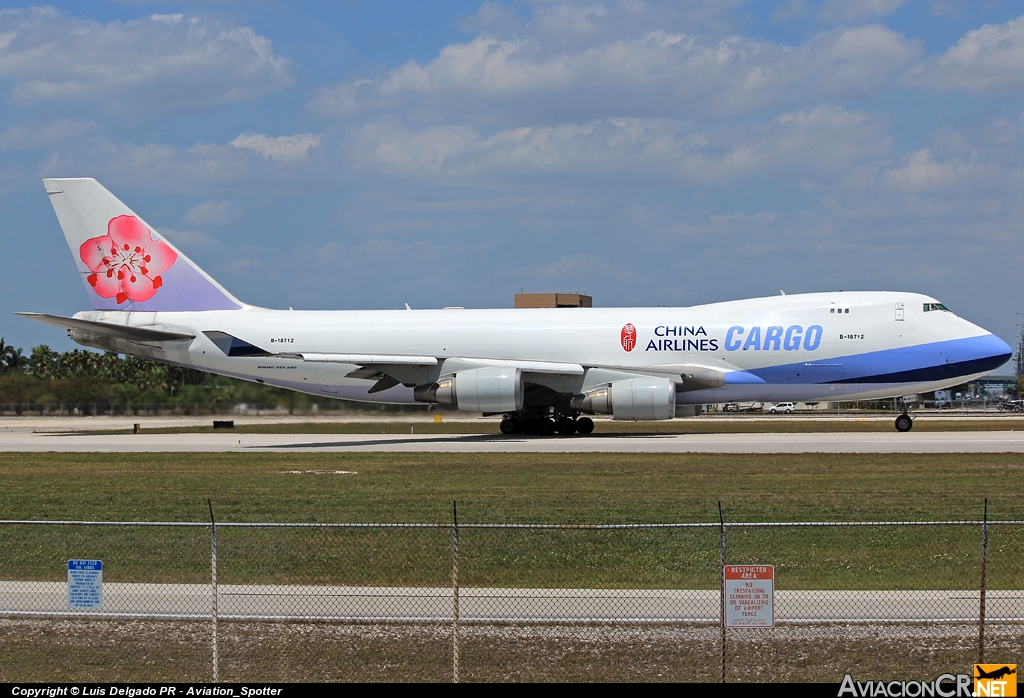 B-18712 - Boeing 747-409F/SCD - China Airlines Cargo