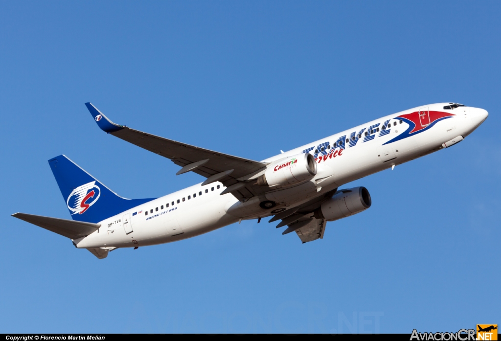 OM-TVA - Boeing 737-86N - Travel Service