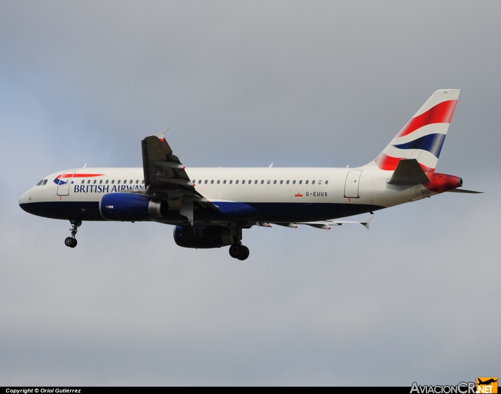 G-EUUX - Airbus A320-232 - British Airways
