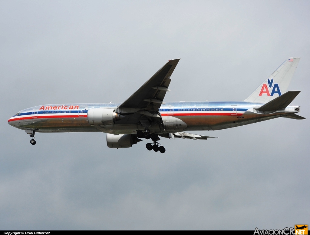 N782AN - Boeing 777-223/ER - American Airlines