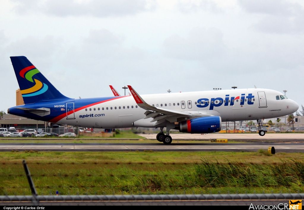 N619NK - Airbus A320-232 - Spirit Airlines