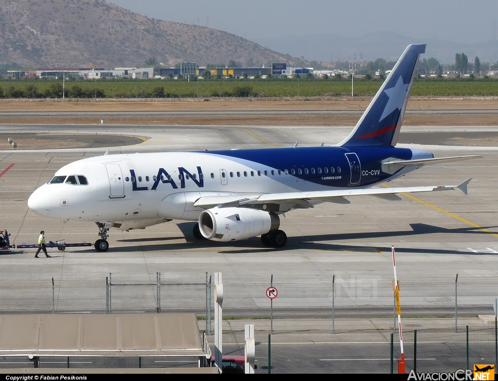CC-CVV - Airbus A318-121 - LAN Airlines