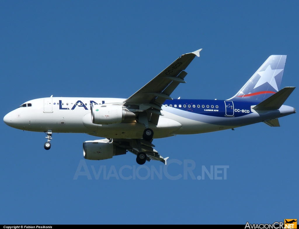 CC-BCD - Airbus A319-112 - LAN Airlines