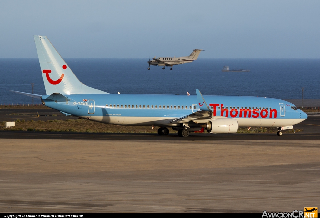 G-TAWB - Boeing 737-8K5 - Thomson Airways