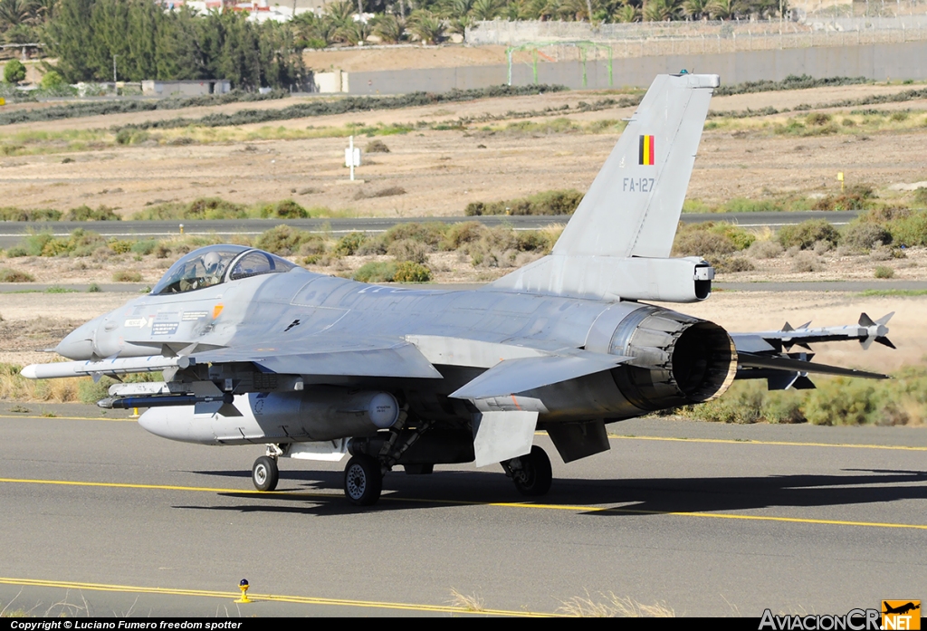 FA-127 - General Dynamics F-16AM Fighting Falcon - Bélgica - Fuerza Aérea