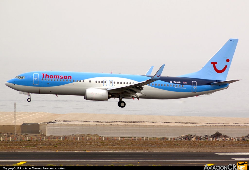 G-TAWP - Boeing 737-8K5 - Thomson Airways