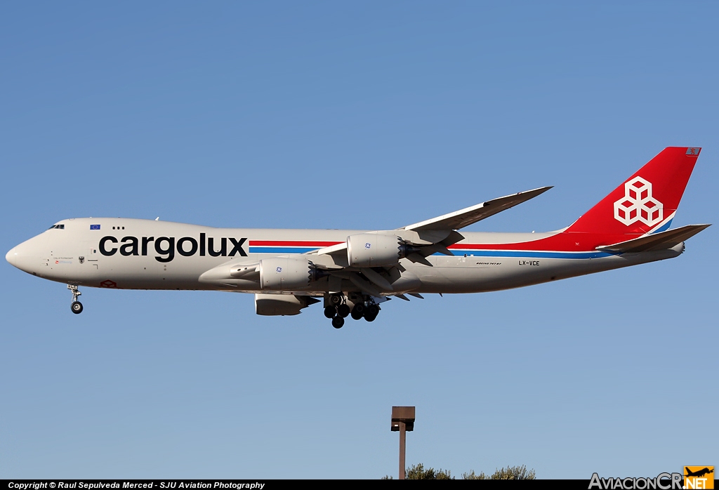 LX-VCE - Boeing 747-8R7F - Cargolux Airlines International