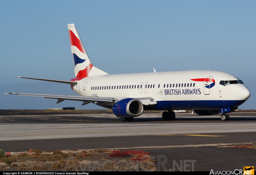 G-DOCL - Boeing 737-436 - British Airways