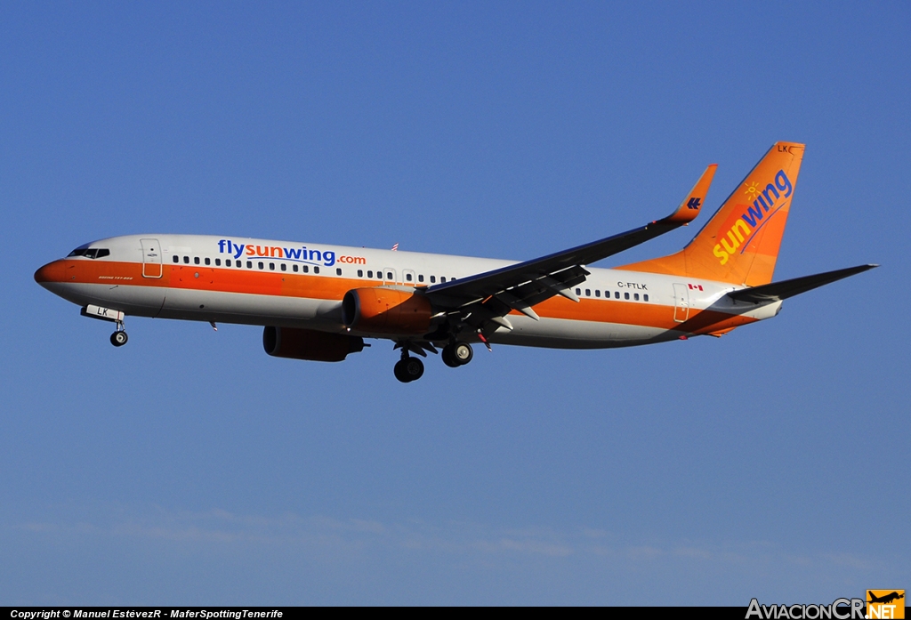 C-FTLK - Boeing 737-8K5 - Sunwing Airlines (Hapag Lloyd)