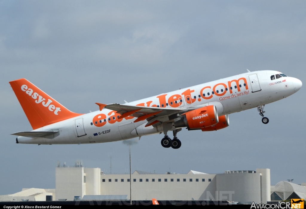 G-EZDF - Airbus A319-111 - EasyJet Airline