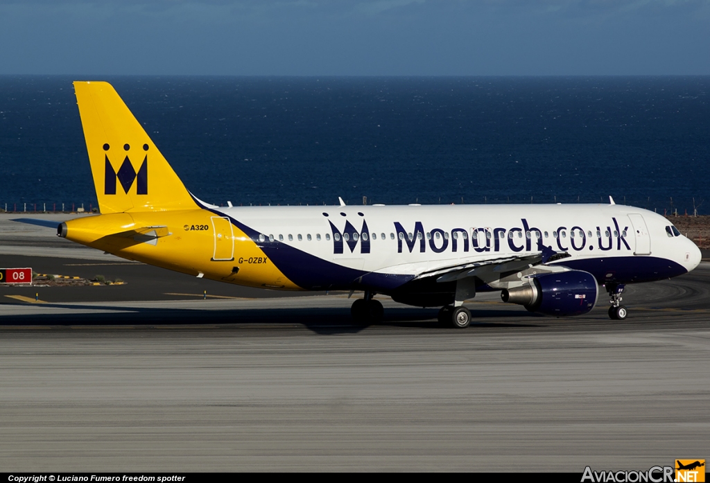 G-OZBX - Airbus A320-214 - Monarch Airlines