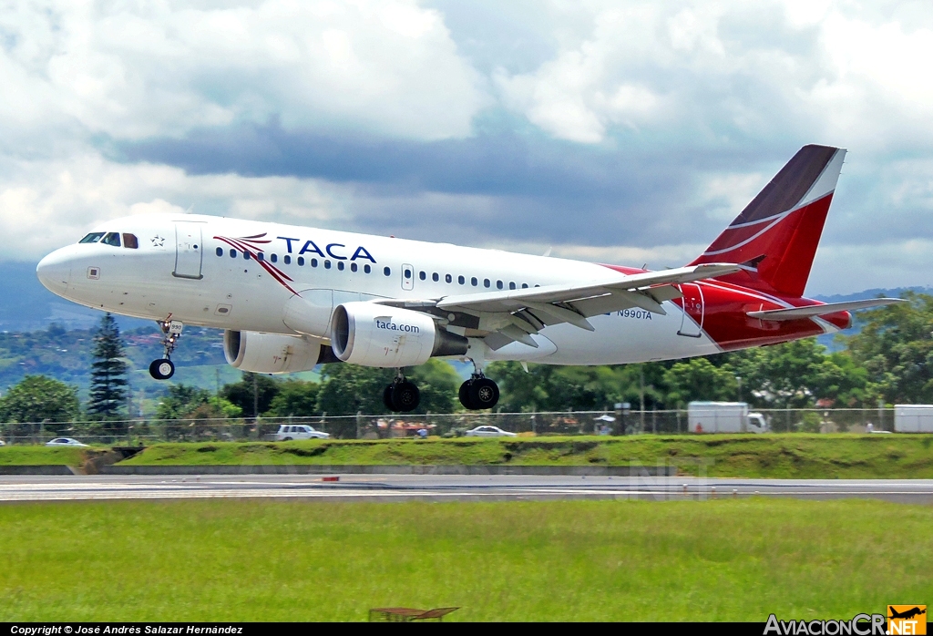 N990TA - Airbus A319-112 - TACA